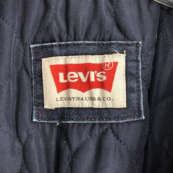 Levi's Blue Solid Overcoat | Ideal for Any Occasion - Picture 4 of 6